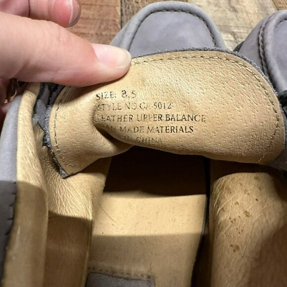 Anca Grey leather ankle boots men's 8.5 - Picture 8 of 10